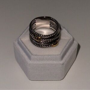 Designer Inspired Cable Ring